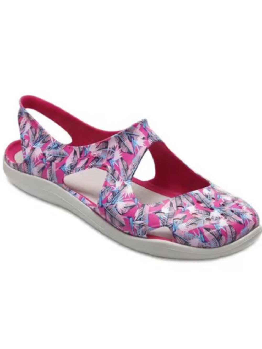 Crocs Swiftwater Wave Sandals Sz 9 Tropical Candy Pink
